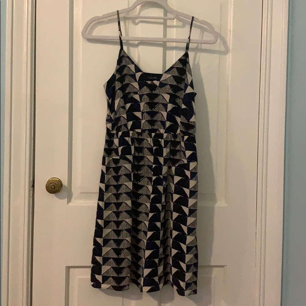 UO Broadway & Broome Black and Blue Summer Dress